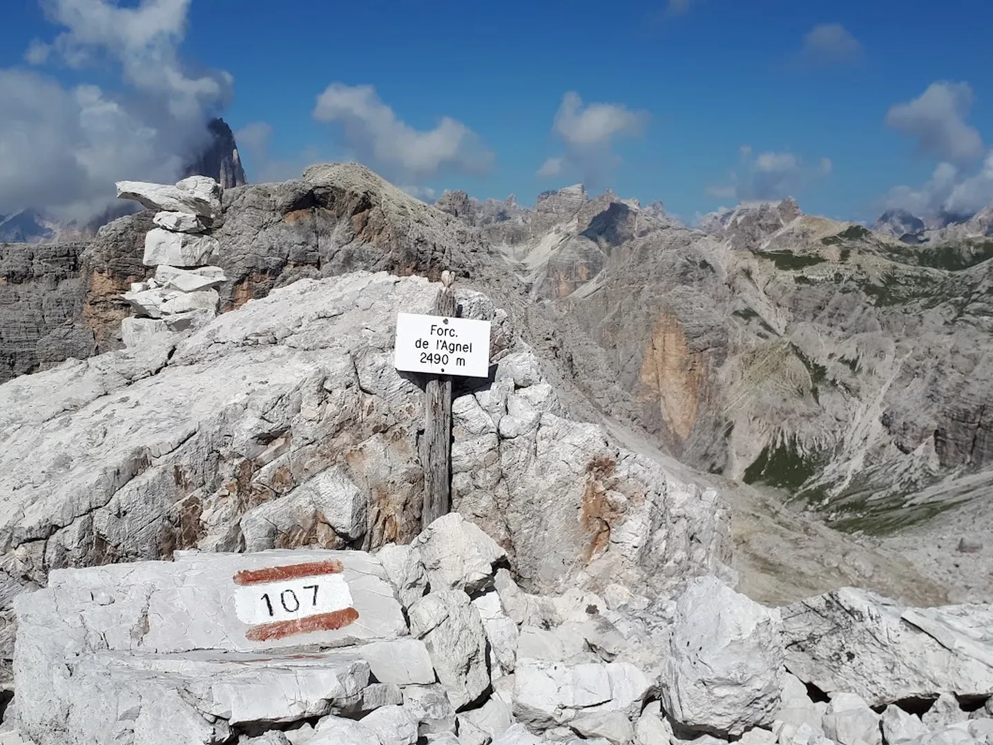 A forcella dell'Agnel